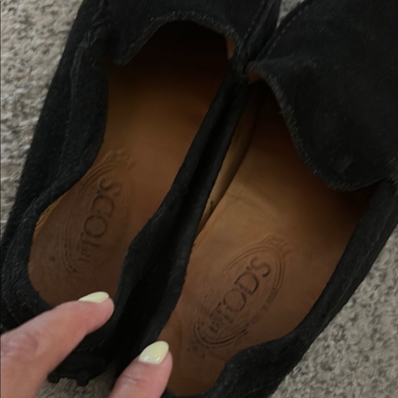 Tod's Black Suede Loafers sz. 8.5 Mens / 10 Women’s - Picture 6 of 9